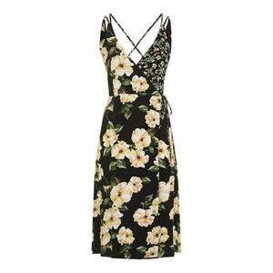 Topshop Floral Wrap Dress Sz 4